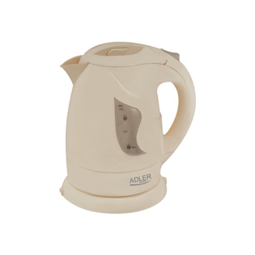 Adler , Kettle , AD 08 b , Standard , 850 W , 1 L , Plastic , 360° rotational base , Beige
