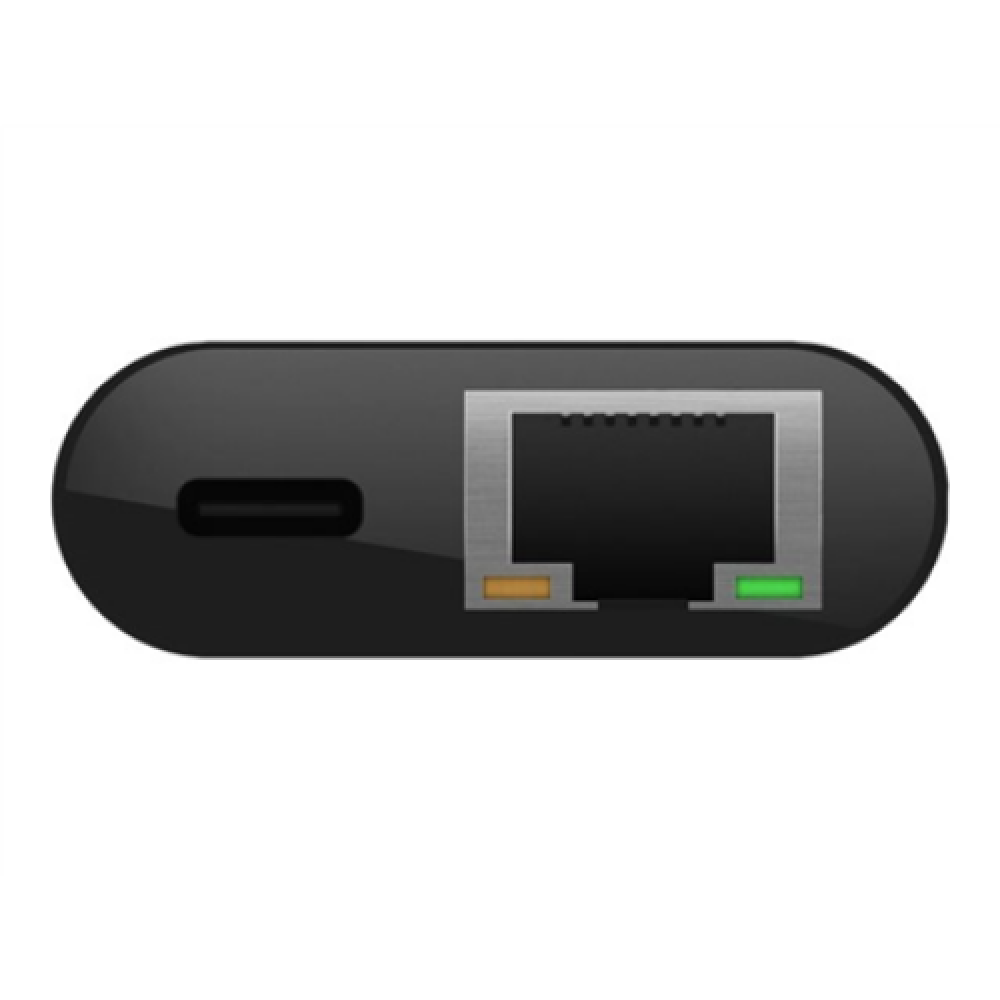 Belkin , USB-C to Ethernet + Charge Adapter , INC001btBK