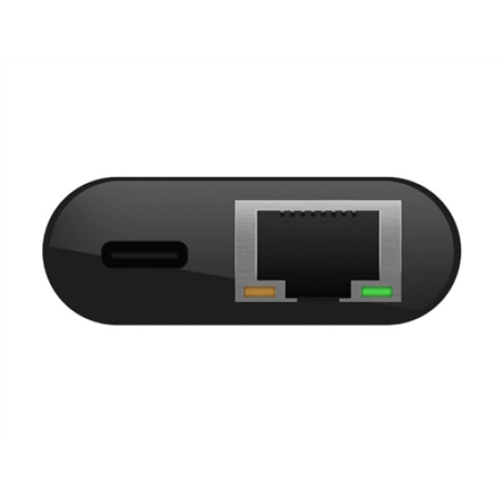 Belkin , USB-C to Ethernet + Charge Adapter , INC001btBK