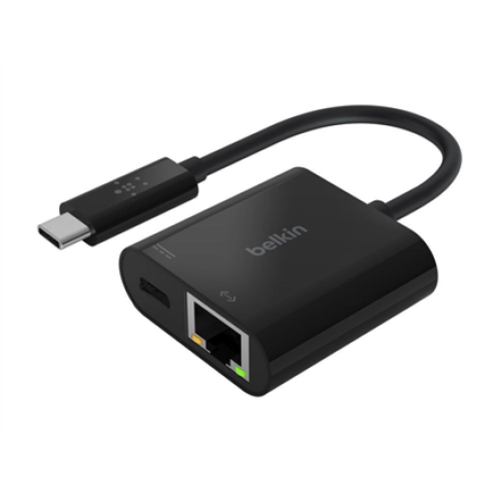 Belkin , USB-C to Ethernet + Charge Adapter , INC001btBK