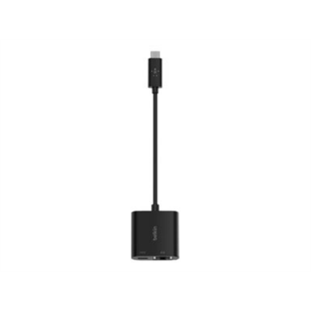Belkin , USB-C to Ethernet + Charge Adapter , INC001btBK