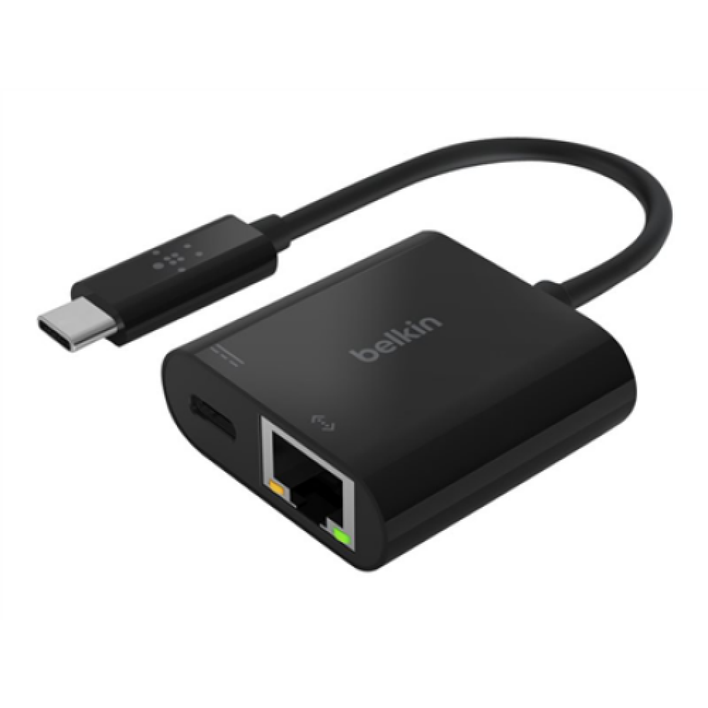 Belkin , USB-C to Ethernet + Charge Adapter , INC001btBK