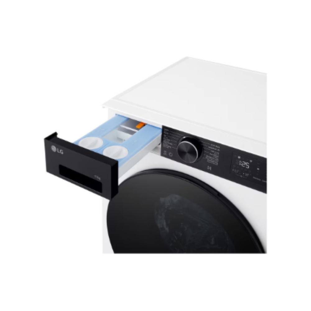 LG Washing machine , F4X5011THB , Energy efficiency class A , Front loading , Washing capacity 11 kg , 1400 RPM , Depth 57 cm , Width 60 cm , Display , LED , Steam function , Direct drive , Wi-Fi , White