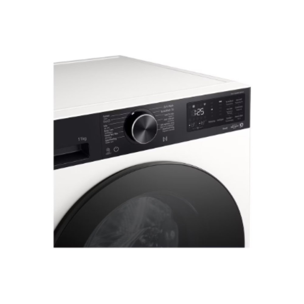 LG Washing machine , F4X5011THB , Energy efficiency class A , Front loading , Washing capacity 11 kg , 1400 RPM , Depth 57 cm , Width 60 cm , Display , LED , Steam function , Direct drive , Wi-Fi , White