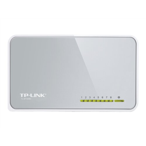 TP-LINK , Switch , TL-SF1008D , Unmanaged , Desktop , 10/100 Mbps (RJ-45) ports quantity 8 , Power supply type External