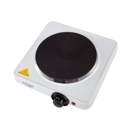 Adler , Free standing table hob , AD 6503 , Number of burners/cooking zones 1 , Electric , White