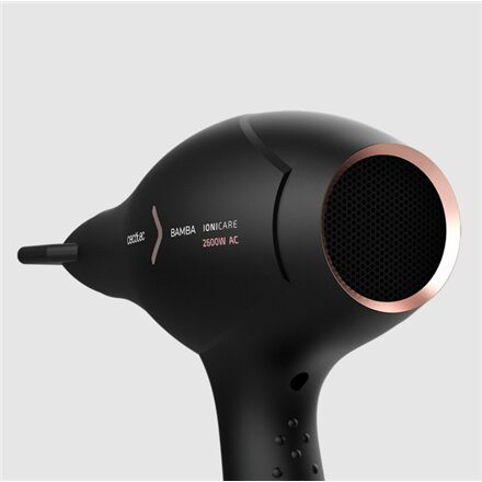 Cecotec Hair Dryer , Ionicare 5350 Powershine Fire , 2600 W , Number of temperature settings 3 , Ionic function , Diffuser nozzle , Black