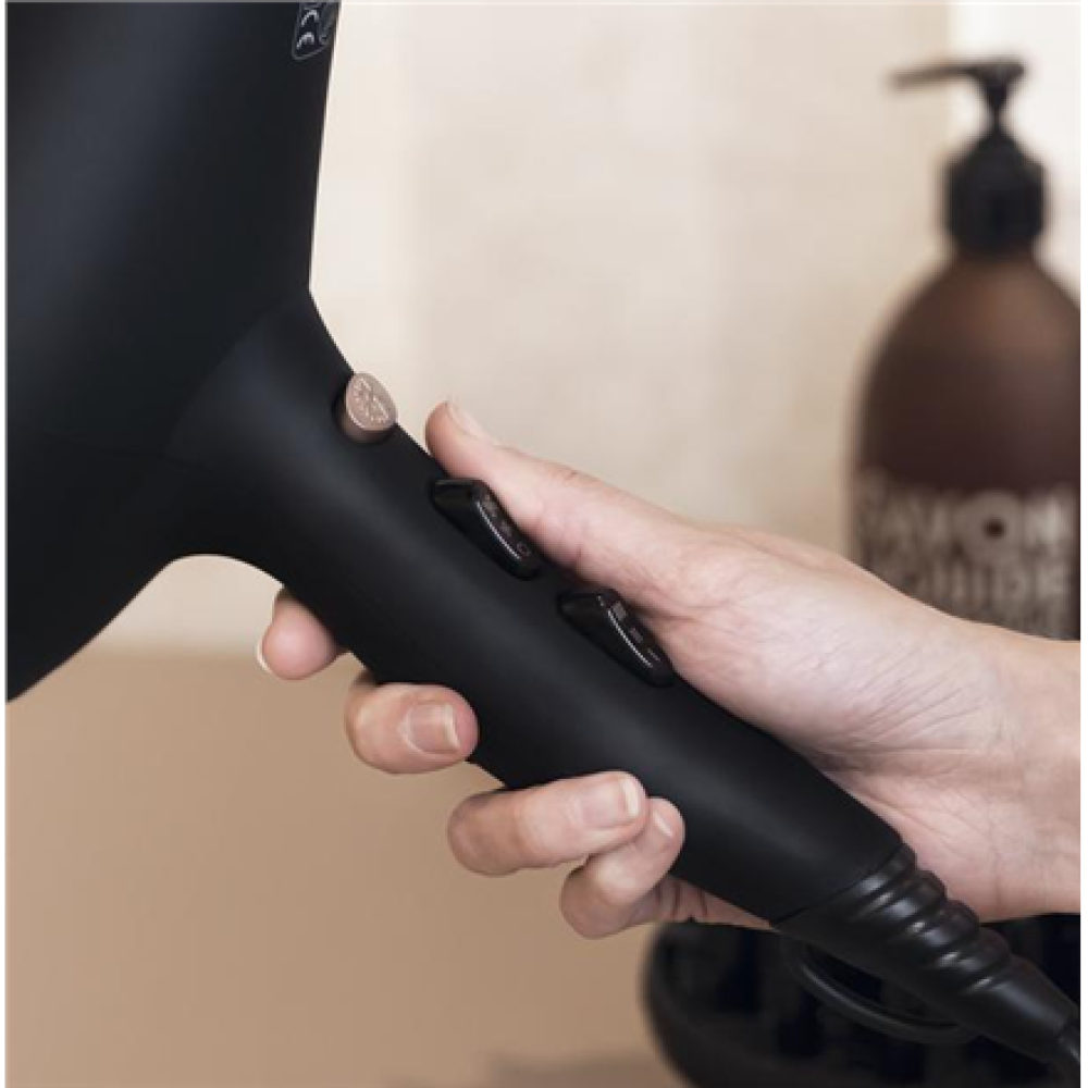 Cecotec Hair Dryer , Ionicare 5350 Powershine Fire , 2600 W , Number of temperature settings 3 , Ionic function , Diffuser nozzle , Black