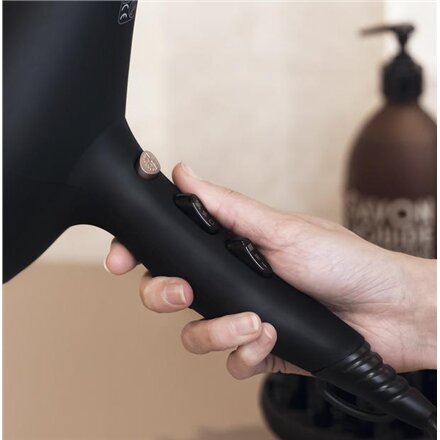 Cecotec Hair Dryer , Ionicare 5350 Powershine Fire , 2600 W , Number of temperature settings 3 , Ionic function , Diffuser nozzle , Black