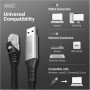 Digitus , USB-A - RJ45 Ethernet cable, 1Gbit/s, 3m , AK-300600-030-S , USB-A to RJ45