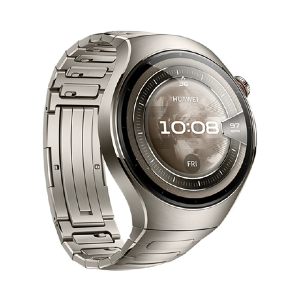 Huawei Watch 5 (46mm) , Smart watch , AMOLED , 1.5 inches , Waterproof , Titanium