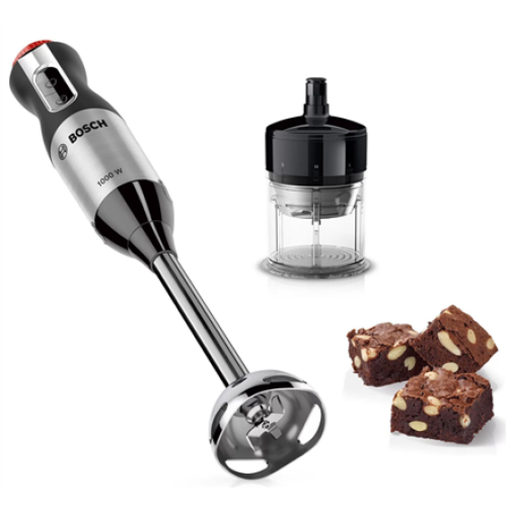 Bosch Blender ErgoMixx MS6CM6166 Hand Blender 1000 W Number of speeds 12 Turbo mode Chopper Black