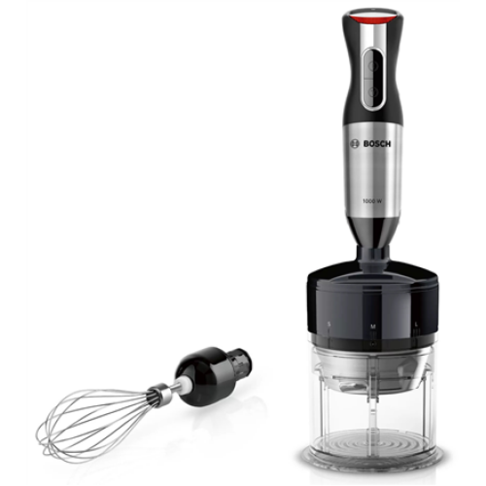 Bosch Blender ErgoMixx MS6CM6166 Hand Blender 1000 W Number of speeds 12 Turbo mode Chopper Black