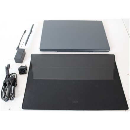 SALE OUT. Asus , Zenbook Duo UX8406CA-PZ009W , Basalt Gray , 14 , OLED , Touchscreen , 3K , 2880 x 1800 pixels , Glossy , Intel Core Ultra 9 , 285H , 32 GB , LPDDR5X , Solid-state drive capacity 2000 GB , Intel Graphics , Windows 11 Home , 802.11be , Blue