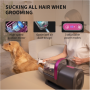 PETKIT , Air Clipper Pet Grooming Vacuum Kit 5in1 , LM4 , Grey/White