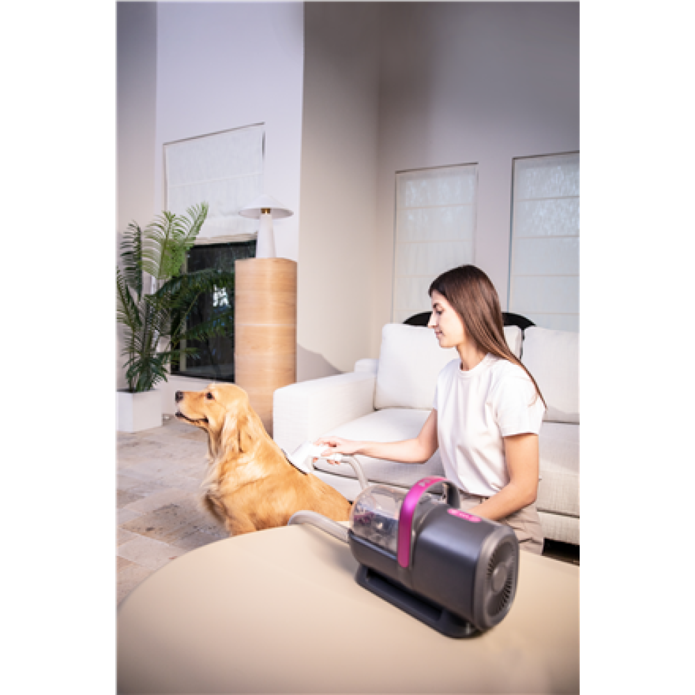 PETKIT , Air Clipper Pet Grooming Vacuum Kit 5in1 , LM4 , Grey/White