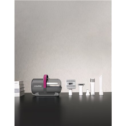 PETKIT , Air Clipper Pet Grooming Vacuum Kit 5in1 , LM4 , Grey/White