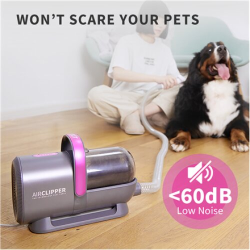 PETKIT , Air Clipper Pet Grooming Vacuum Kit 5in1 , LM4 , Grey/White