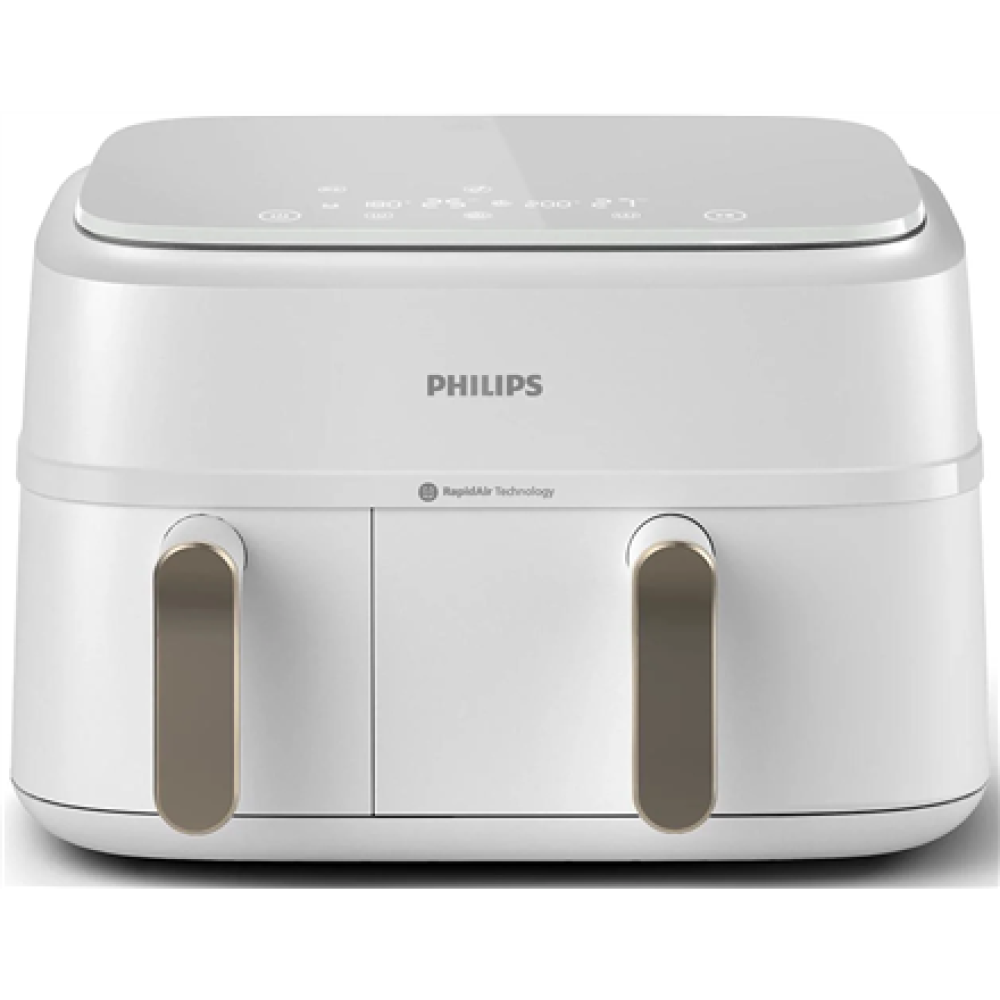 Philips Double basket Airfryer , NA353/10 3000 series , Power 2750 W , Capacity 9 L , Rapid Air Plus , White