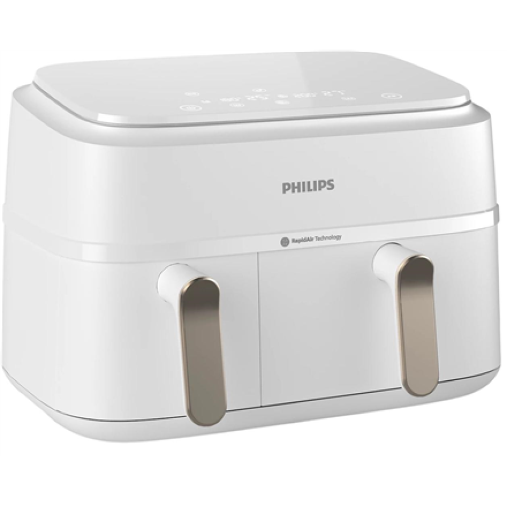 Philips Double basket Airfryer , NA353/10 3000 series , Power 2750 W , Capacity 9 L , Rapid Air Plus , White