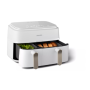 Philips Double basket Airfryer , NA353/10 3000 series , Power 2750 W , Capacity 9 L , Rapid Air Plus , White