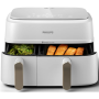 Philips Double basket Airfryer , NA353/10 3000 series , Power 2750 W , Capacity 9 L , Rapid Air Plus , White