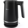 Philips Double Walled Kettle , HD9395/90 , Electric , 2200 W , 1.7 L , Stainless steel/Plastic , 360° rotational base , Black