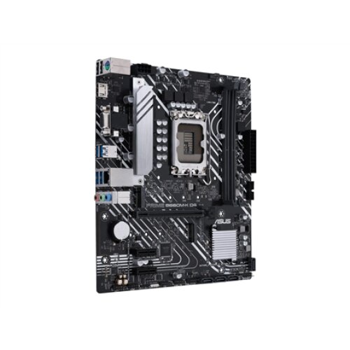 Asus PRIME B660M-K D4 Processor family Intel Processor socket LGA1700 DDR4 DIMM Memory slots 2 Supported hard disk drive interfaces SATA, M.2 Number of SATA connectors 4 Chipset Intel B660 microATX