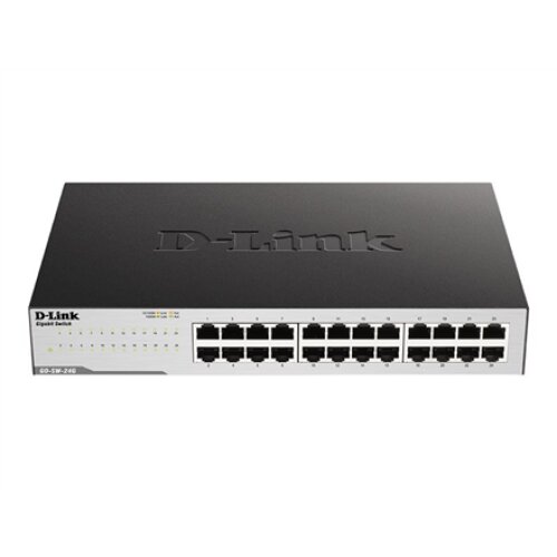 D-Link , 24-Port Gigabit Easy Desktop Switch , GO-SW-24G , Unmanaged , Desktop/Rackmountable