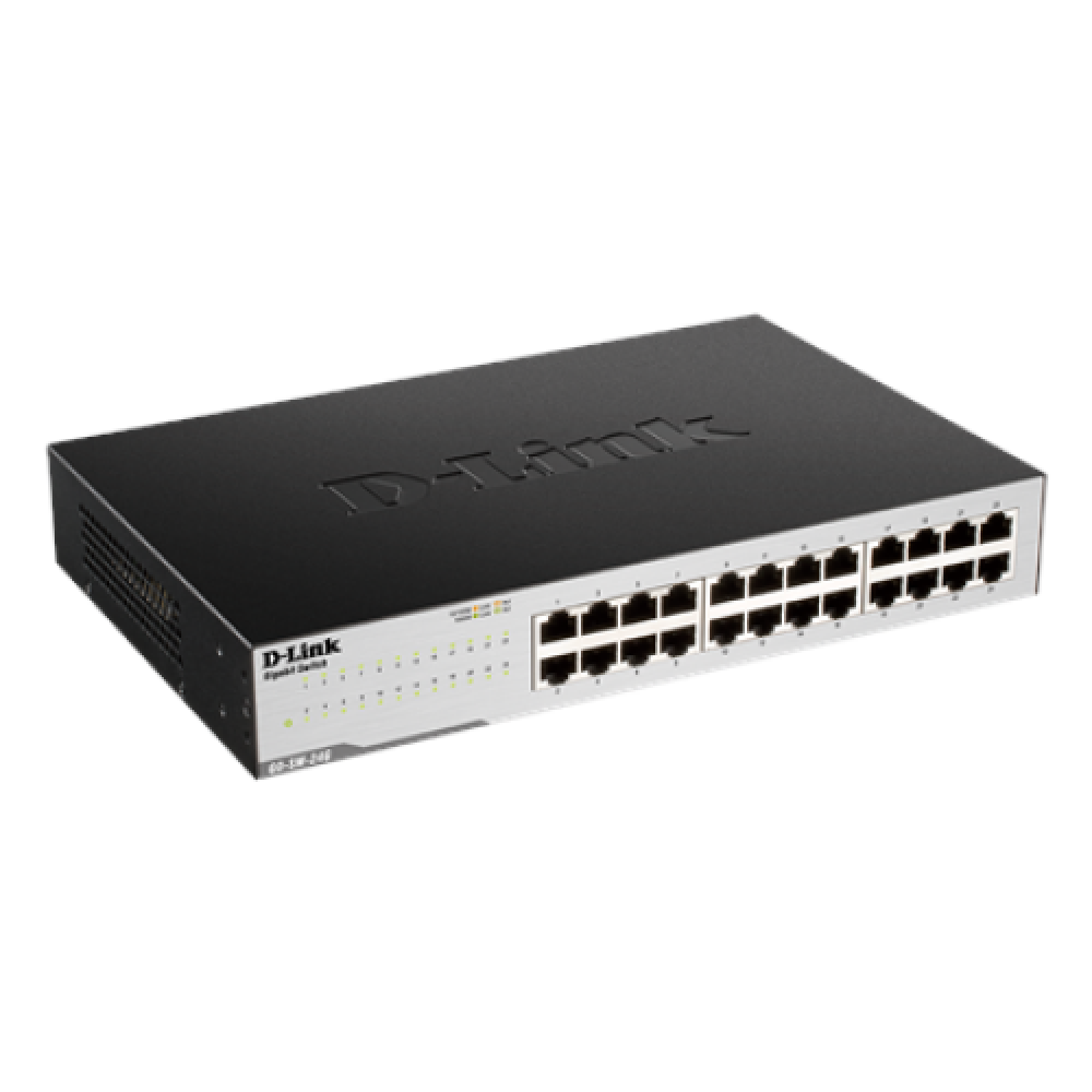 D-Link , 24-Port Gigabit Easy Desktop Switch , GO-SW-24G , Unmanaged , Desktop/Rackmountable , 24 month(s)
