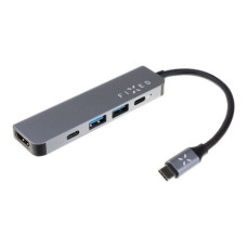 Fixed , 5-port USB-C HUB Mini for laptops and tablets , FIXHU-MN-GR Fixed , 5-port USB-C HUB Mini for laptops and tablets , FIXHU-MN-GR