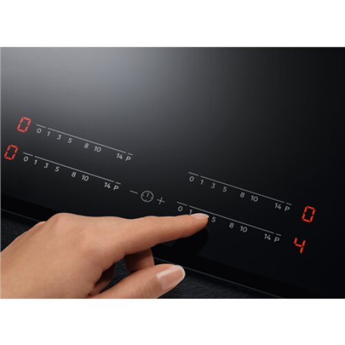Sourcing AEG IKE64441IB Induction hob Number of burners/cooking zones 4 Touch Timer Black