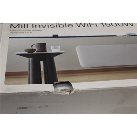 SALE OUT. , Mill , Heater , PA1500WIFI3 GEN3 , Panel Heater , 1500 W , Suitable for rooms up to 22 m² , White , DAMAGED PACKAGING