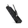 AXAGON Travel four-port USB-C 5Gbps hub , HUE-C1C