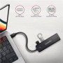 AXAGON Travel four-port USB-C 5Gbps hub , HUE-C1C
