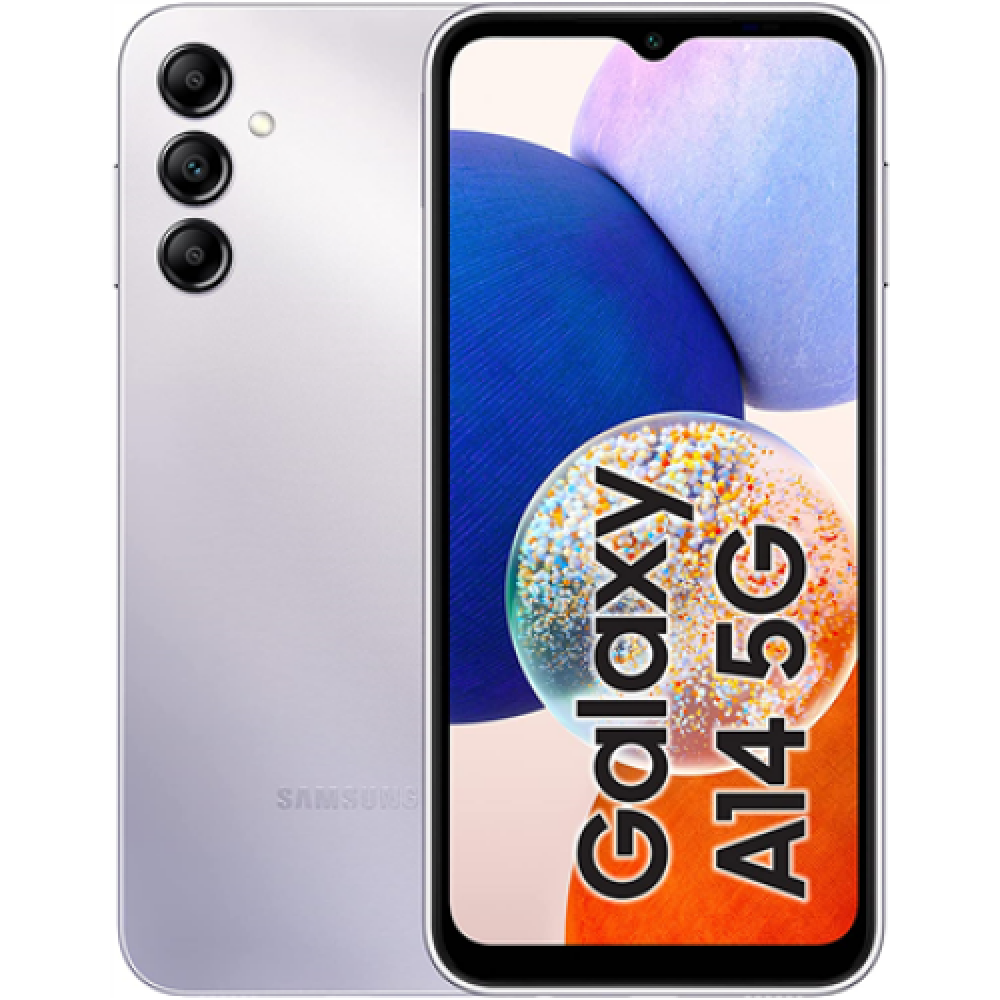 Samsung Galaxy A14 (A146P) Silver 6.6 PLS LCD Mediatek MT6833 Dimensity 700 (7 nm) Internal RAM 4 GB 128 GB microSDXC Dual SIM Nano-SIM 3G 4G 5G Main camera 50 + 2 + 2 MP Secondary camera 13 MP Android 13 5000 mAh