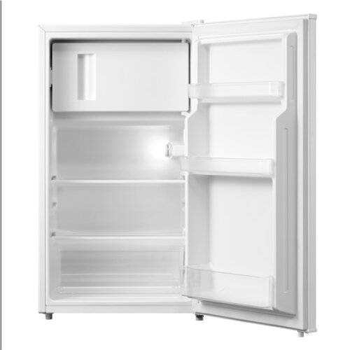 Midea Refrigerator , MDRD125FGE01 , Energy efficiency class E , Free standing , Larder , Height 84.5 cm , Fridge net capacity 68 L , Freezer net capacity 12 L , 41 dB , White