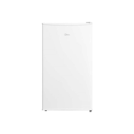 Midea Refrigerator , MDRD125FGE01 , Energy efficiency class E , Free standing , Larder , Height 84.5 cm , Fridge net capacity 68 L , Freezer net capacity 12 L , 41 dB , White