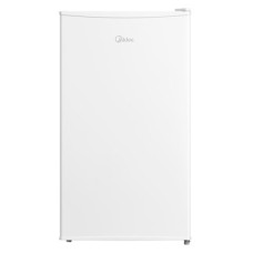 Midea Refrigerator , MDRD125FGE01 , Energy efficiency class E , Free standing , Larder , Height 84.5 cm , Fridge net capacity 68 L , Freezer net capacity 12 L , 41 dB , White