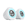 Edifier Gaming Speakers G1000 Bluetooth/USB/AUX, Bluetooth version V5.3, Wireless/Wired, White