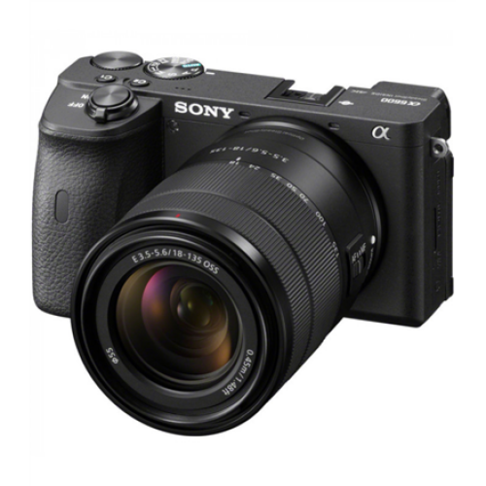 Sony ILCE-6600M E-Mount Camera, with Lens 18-135mm , Black