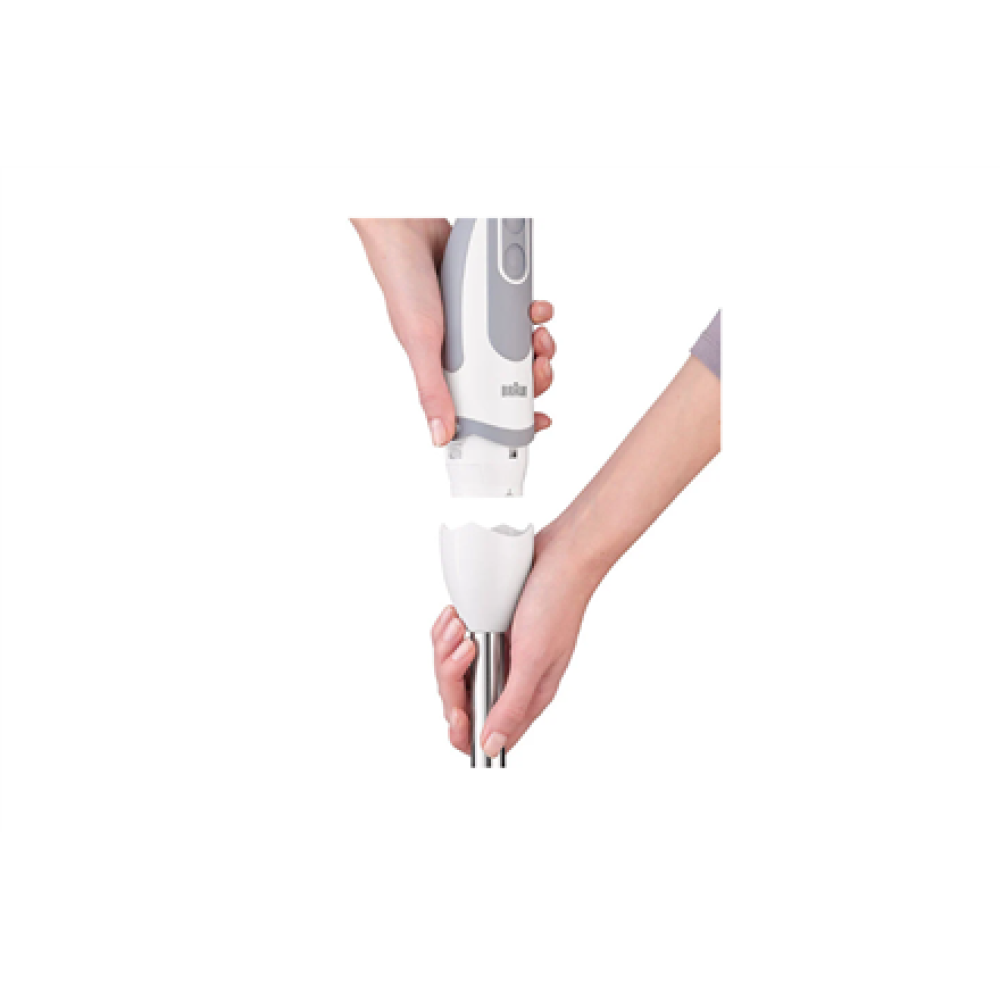 Braun , Hand Blender MultiQuick 5 Vario , MQ 5200 WH , Hand Blender , 1000 W , Number of speeds 21 , Turbo mode , White/Grey