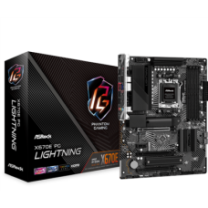 ASRock , X670E PG Lightning , Processor family AMD , Processor socket AM5 , DDR5 DIMM , Memory slots 4 , Supported hard disk drive interfaces SATA3, M.2 , Number of SATA connectors 4 , Chipset AMD X670 , ATX