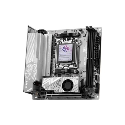 MSI MPG B850I EDGE TI WIFI , Processor family AMD B850 , Processor socket AM5 , DDR5 , Supported hard disk drive interfaces SATA, M.2 , Number of SATA connectors 2