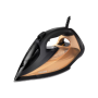 Philips DST7040/80 7000 series , Steam Iron , 2800 W , Water tank capacity 300 ml , Continuous steam 50 g/min , Steam boost performance 250 g/min , Black/Gold