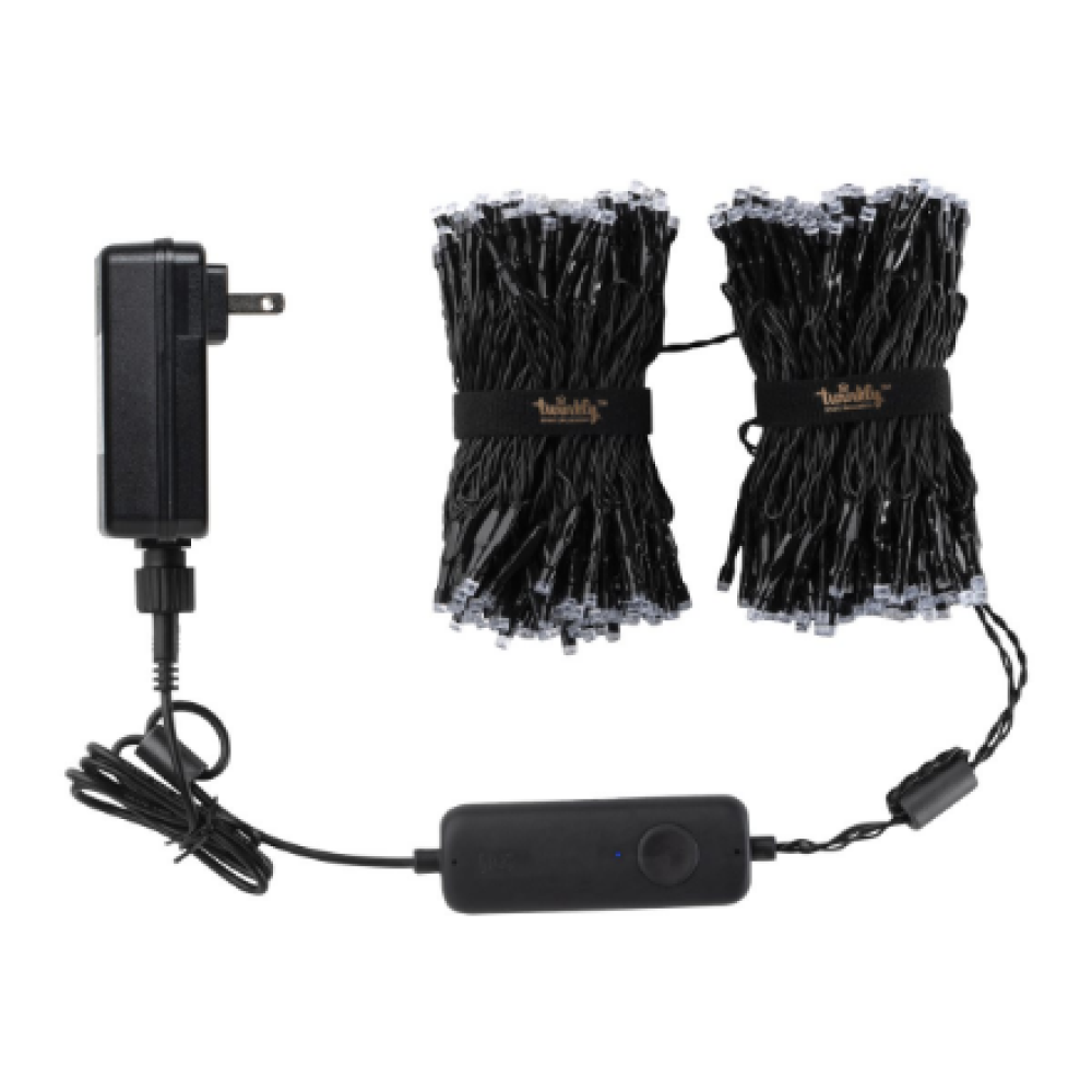 Twinkly,Strings Smart LED Lights 400 RGB (Multicolor), 32m, Black wire,RGB – 16M+ colors