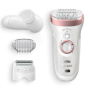 Braun , Silk-épil SensoSmartTM 9-855 , Epilator , Number of power levels 2 , Wet & Dry , White/Pink