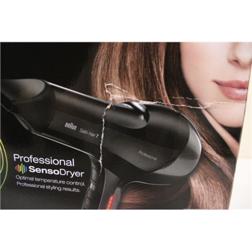 SALE OUT. Braun HD785 Satin Hair 7 SensoDryer Hair Dryer, Black , Braun