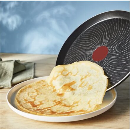 TEFAL Pan , H0563842 , Frying , Diameter 25 cm , Suitable for induction hob , Fixed handle , Black