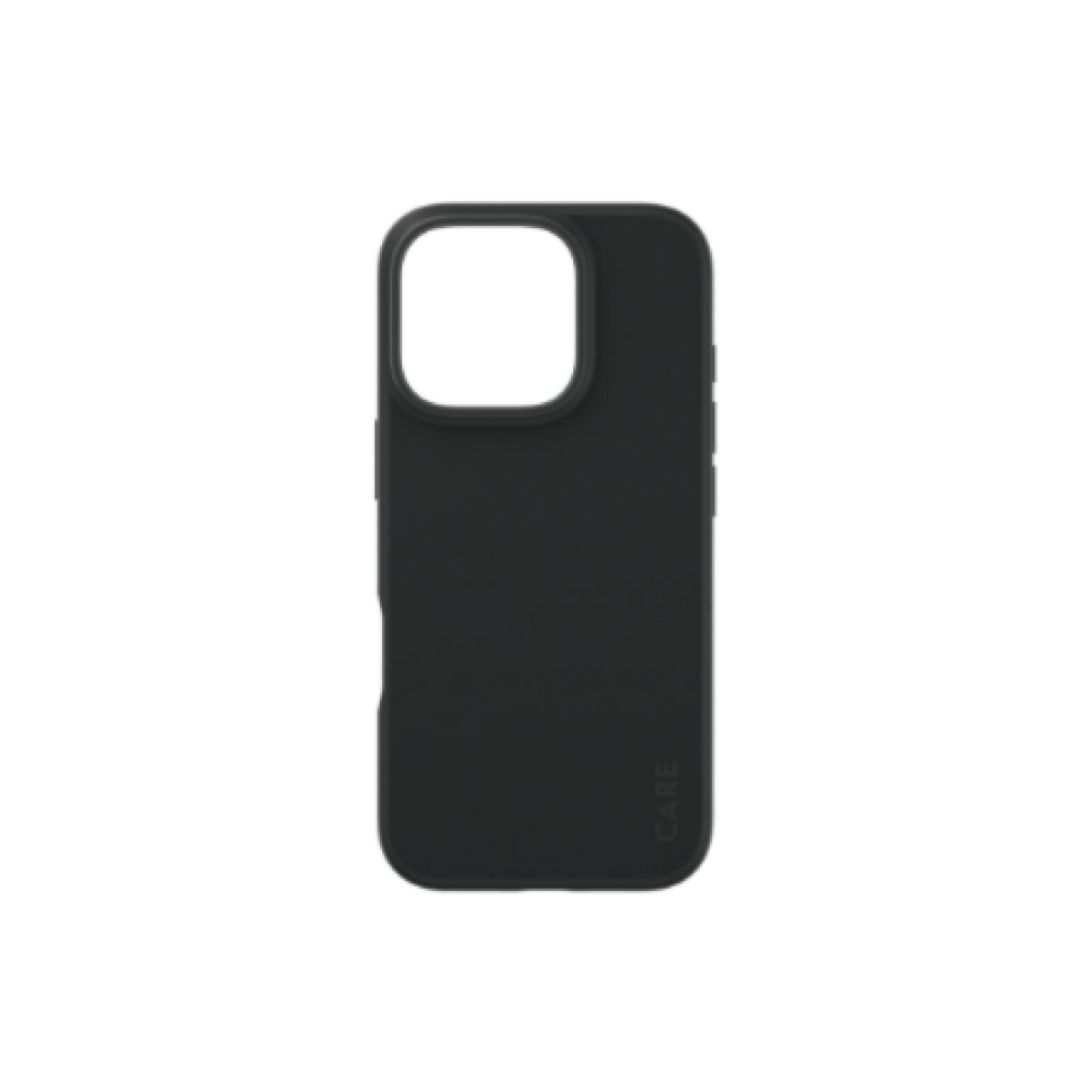 CARE Fashionable Case , Back cover , Apple , iPhone 16 PRO , Recycled plastic , Black
